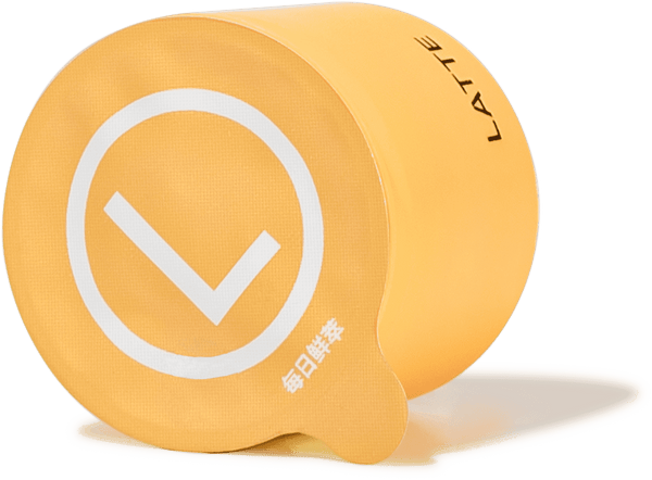 Moins Coffee Cube Espresso Blend mit dunkelbraun-roter Verpackung