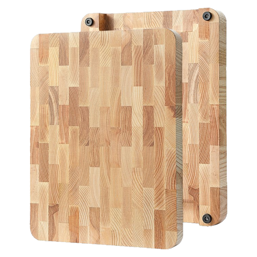 XinZuo Stirnholz-Schneidebrett Esche | 410 × 310 × 42 mm